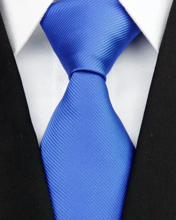 Man Fashion Accessories Striped Jacquard Woven Classic Business Silk Tie Casual Necktie
