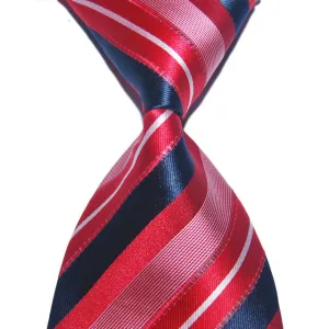Men Wedding Party Silk Striped Tie