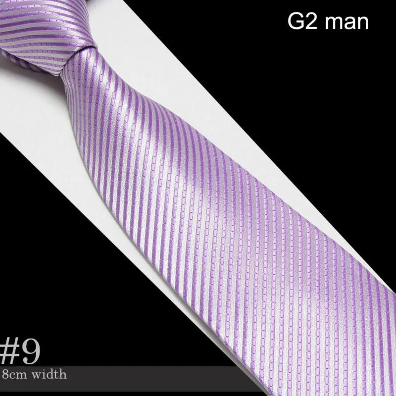 Men's Microfiber Neckties fashion tie neck ties striped