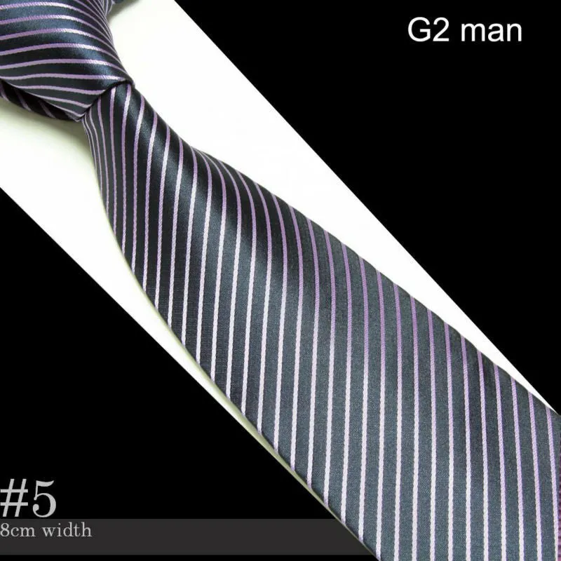 Men's Microfiber Neckties fashion tie neck ties striped