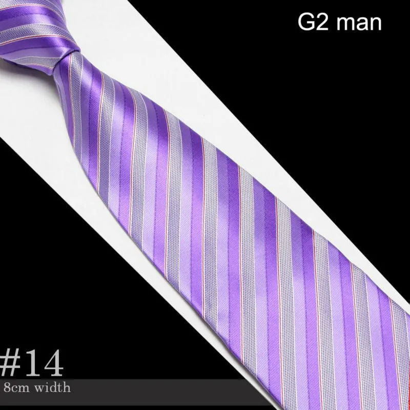 Men's Microfiber Neckties fashion tie neck ties striped