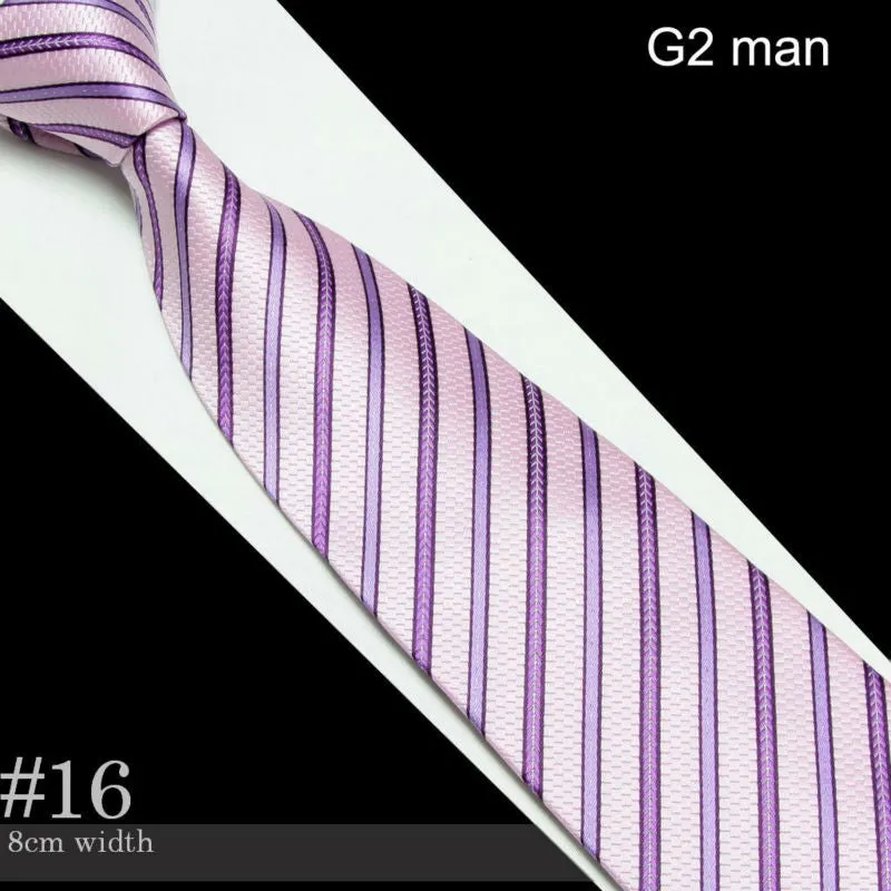 Men's Microfiber Neckties fashion tie neck ties striped