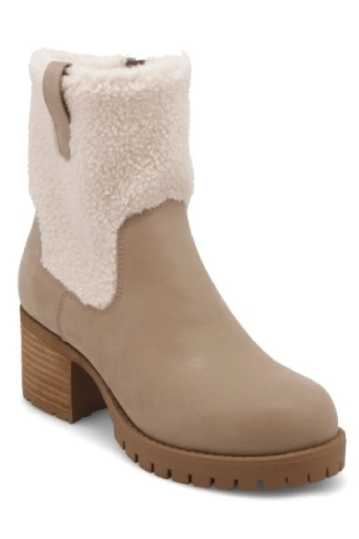MIA Jakob Sherpa Heeled Booties - FINAL SALE
