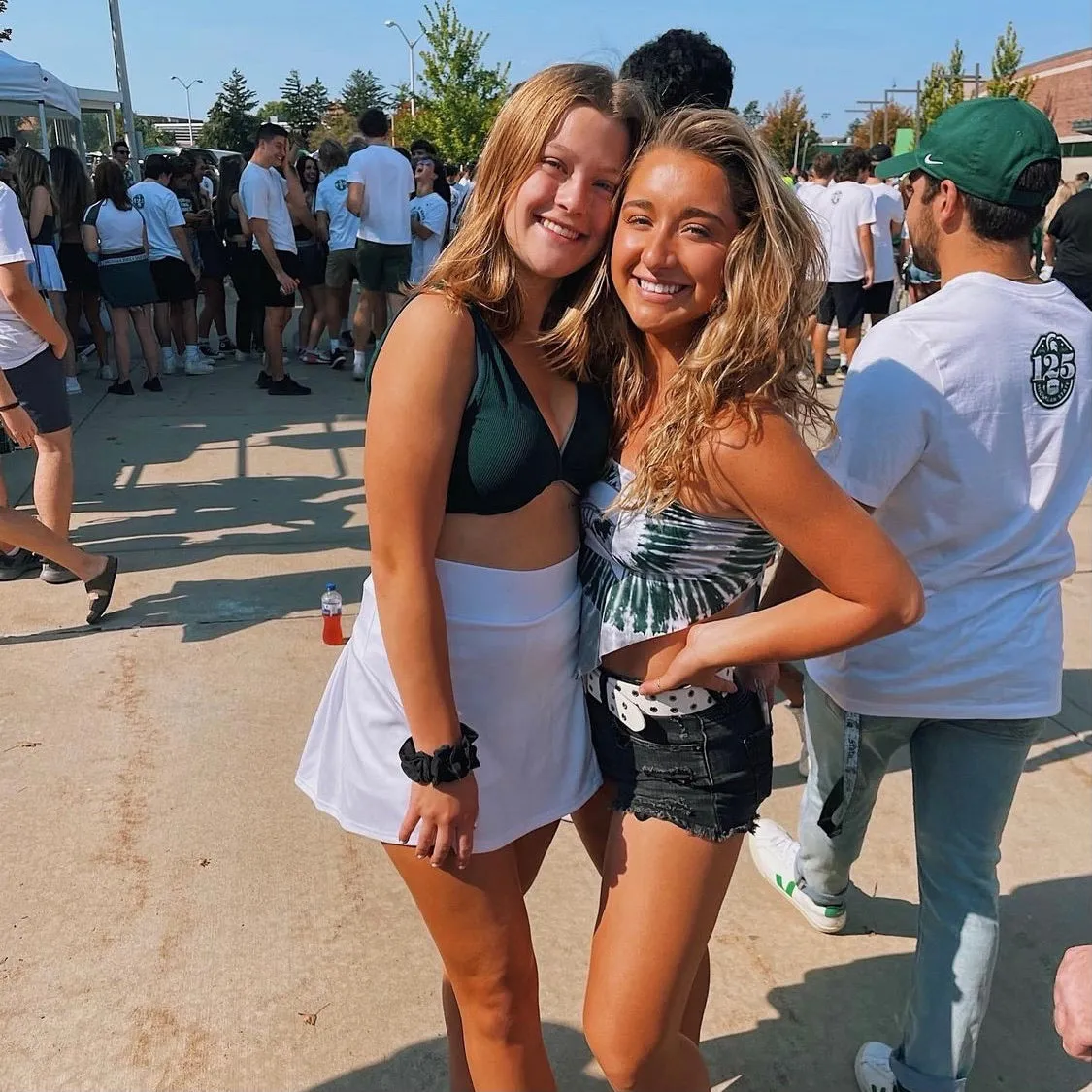 Michigan State Tie Dye Top