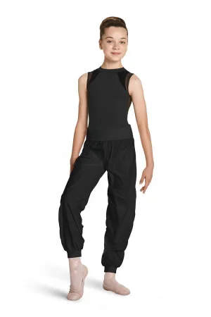 Mirella M677C Girls Roll Over Waist  Rip Stop Pant