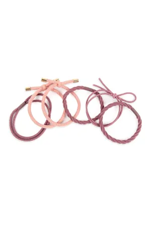 MIXED STRETCH PONYTAIL SET