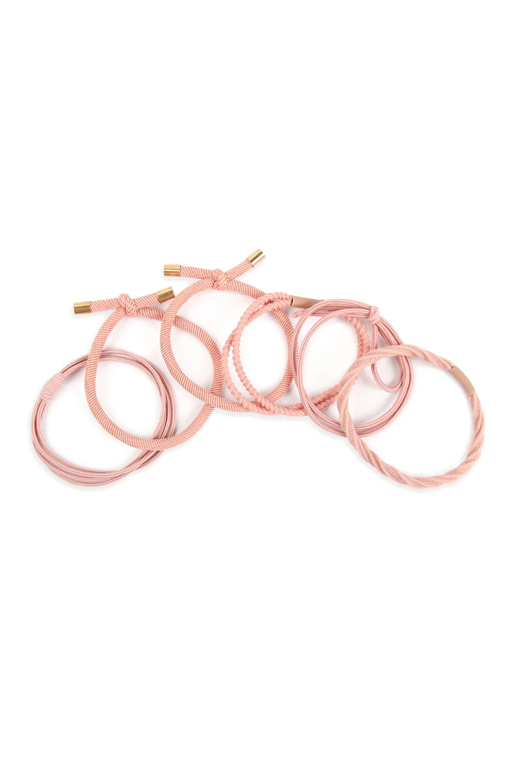 MIXED STRETCH PONYTAIL SET