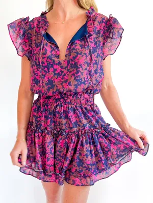 Monet Geo Ditsy Mini Dress