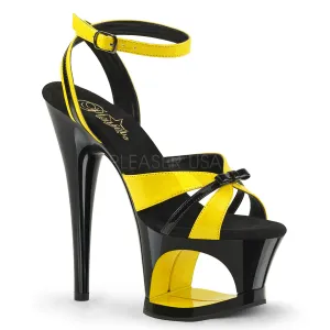 MOON-728  Yellow-Black Patent/Black