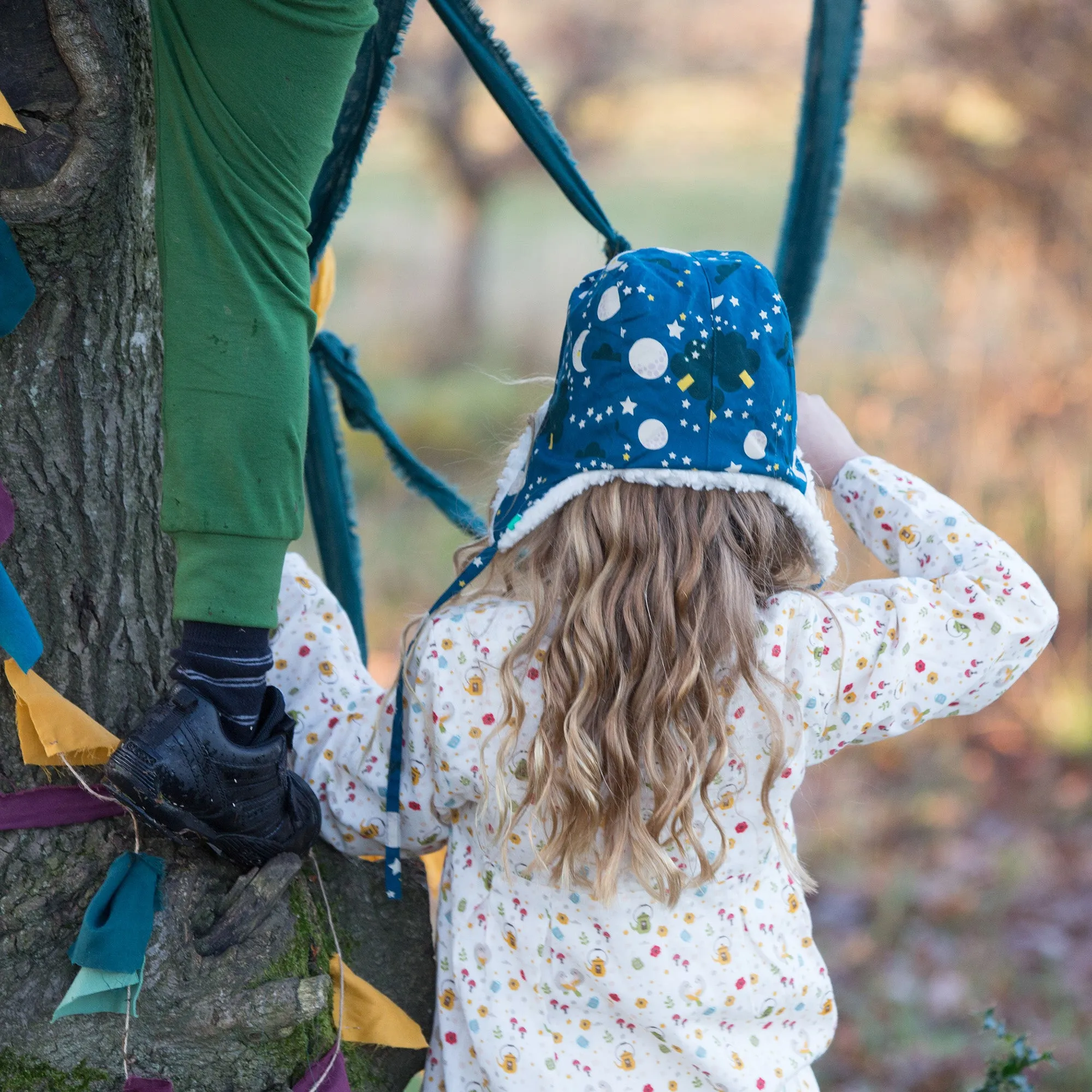Moon & Stars Sherpa Hat