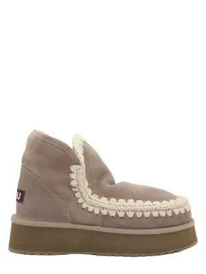 Mou Mini Eskimo Platform Boot in Elephant Grey
