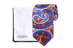 Multi-Colored Paisley Tie & Square Set