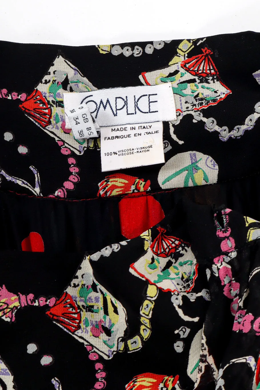 Multi-print Tiered Skirt