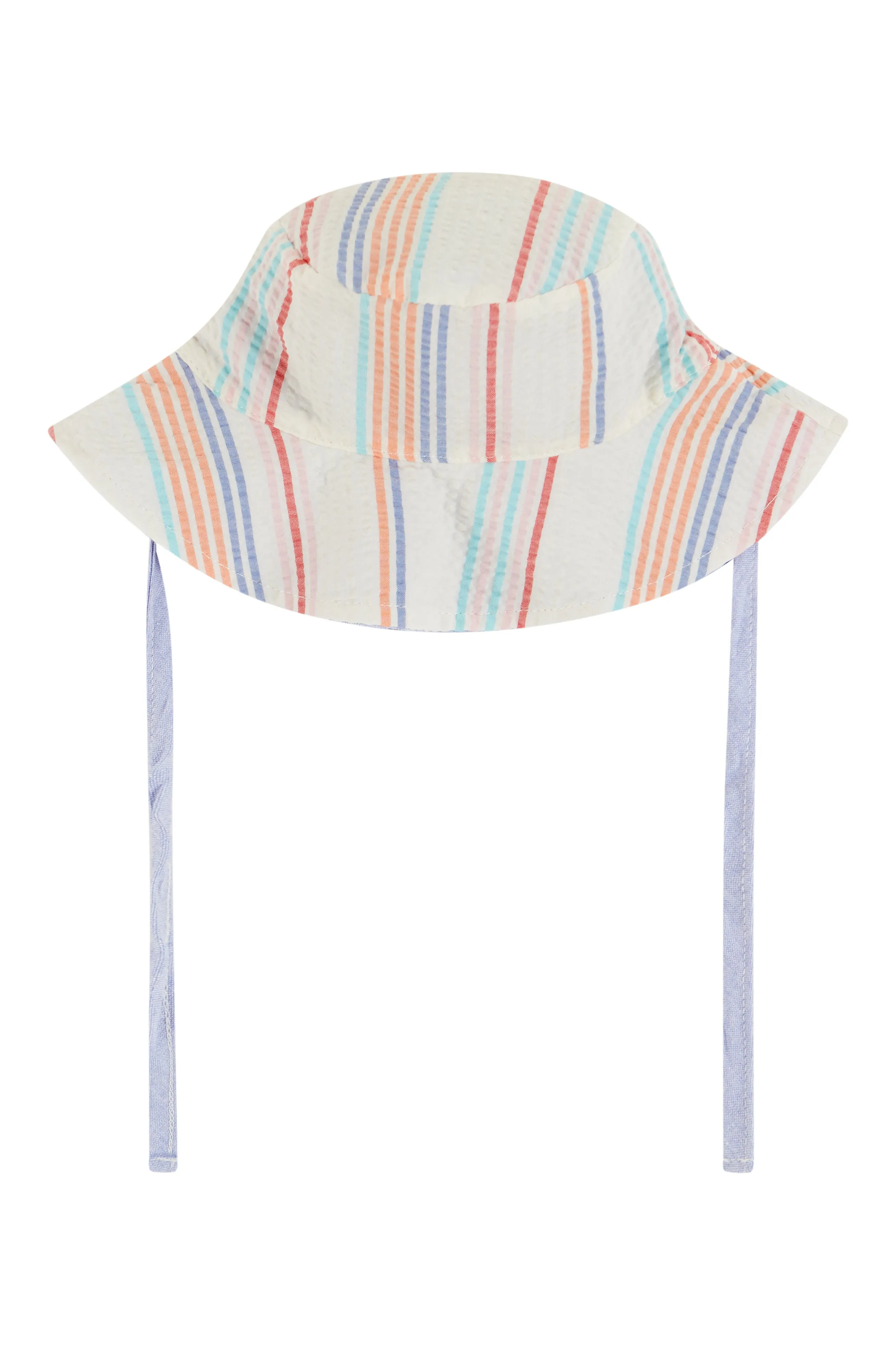 Multicoloured Striped Sunhat