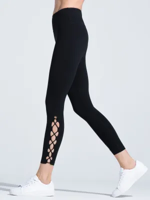 MUSE ANKLE CROPS, BLACK