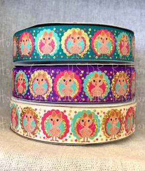 My Gourd I'm Cute Thanksgiving Turkey USDR Ribbon - 7/8 Inch