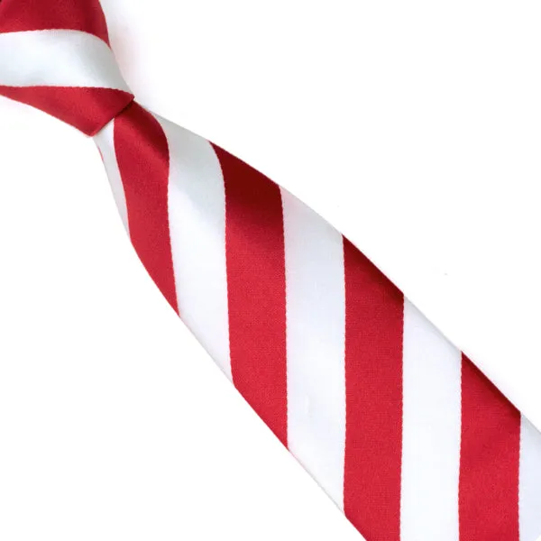 Narrow Red Striped Classic Ties