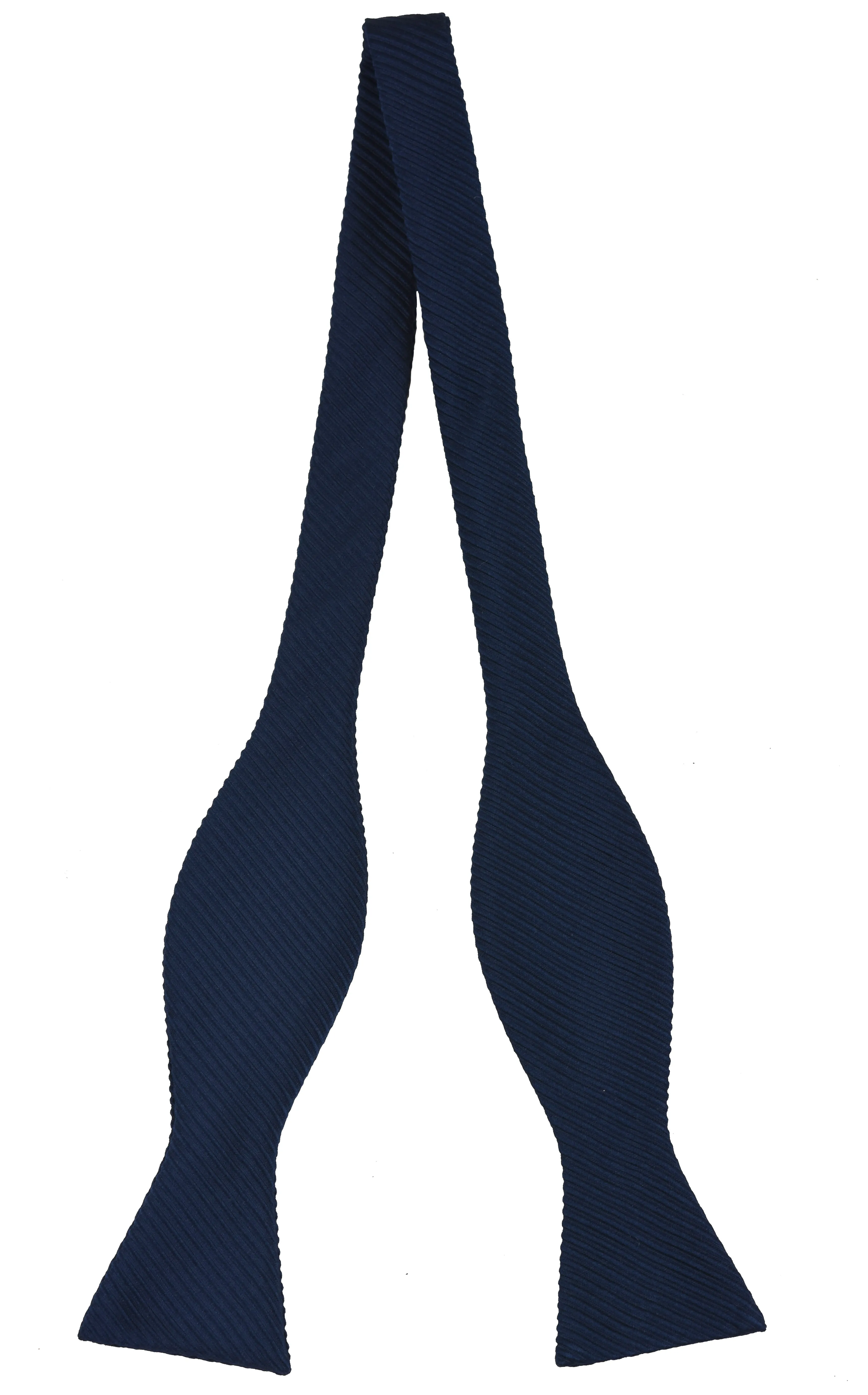 Navy Blue Grosgrain Silk Bow Tie #GGRBT-6