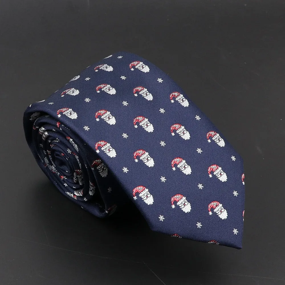 New Blue Printed Men&#39;s Tie Novelty Animal Fruit Pattern Neck Ties S lim Jacquard Woven High Quality Gravatas Accessories For Men