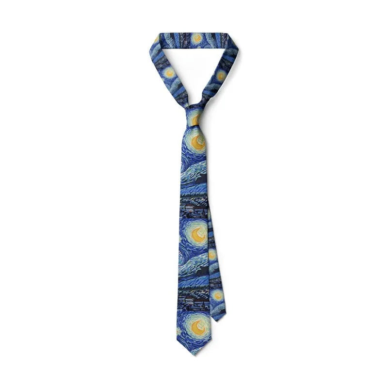 New Fashion Classic Gentleman  Ties Men 8cm Map Lightning Pattern Formal Wedding Necktie Accessories Ties Polyester Gravata