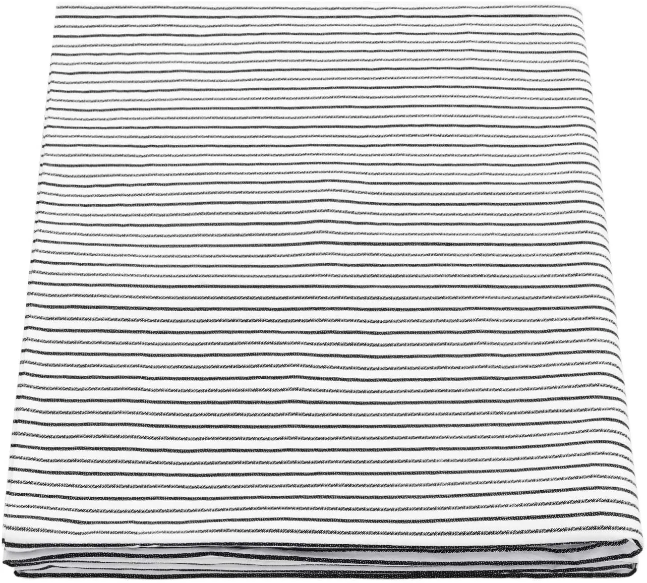 New HBlife Cotton Duvet Cover for Weighted Blanket (48''x72'' Twin Size) | Removable | 16 Ties | Black Striped! Great for use in weighted blankets!