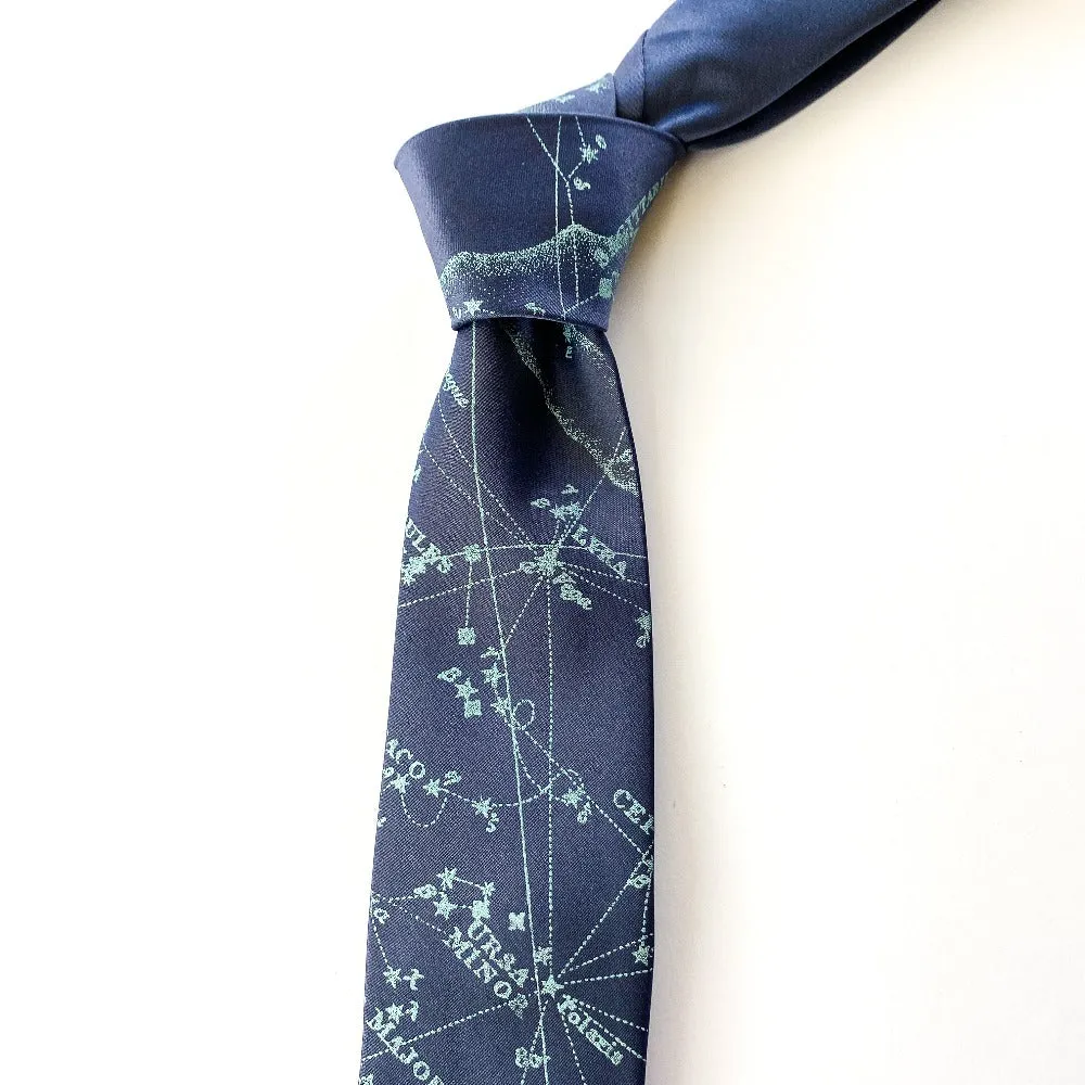 Northern Constellations & Milky Way Necktie