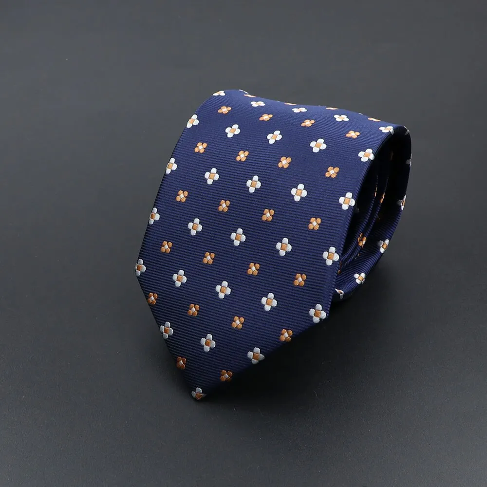Novelty Ties For Men Cartoon Dog Dots Paisley Striped Fashion Mens Business Meeting Wedding Tuxedo Suit Shirt Daily Wear Cravat