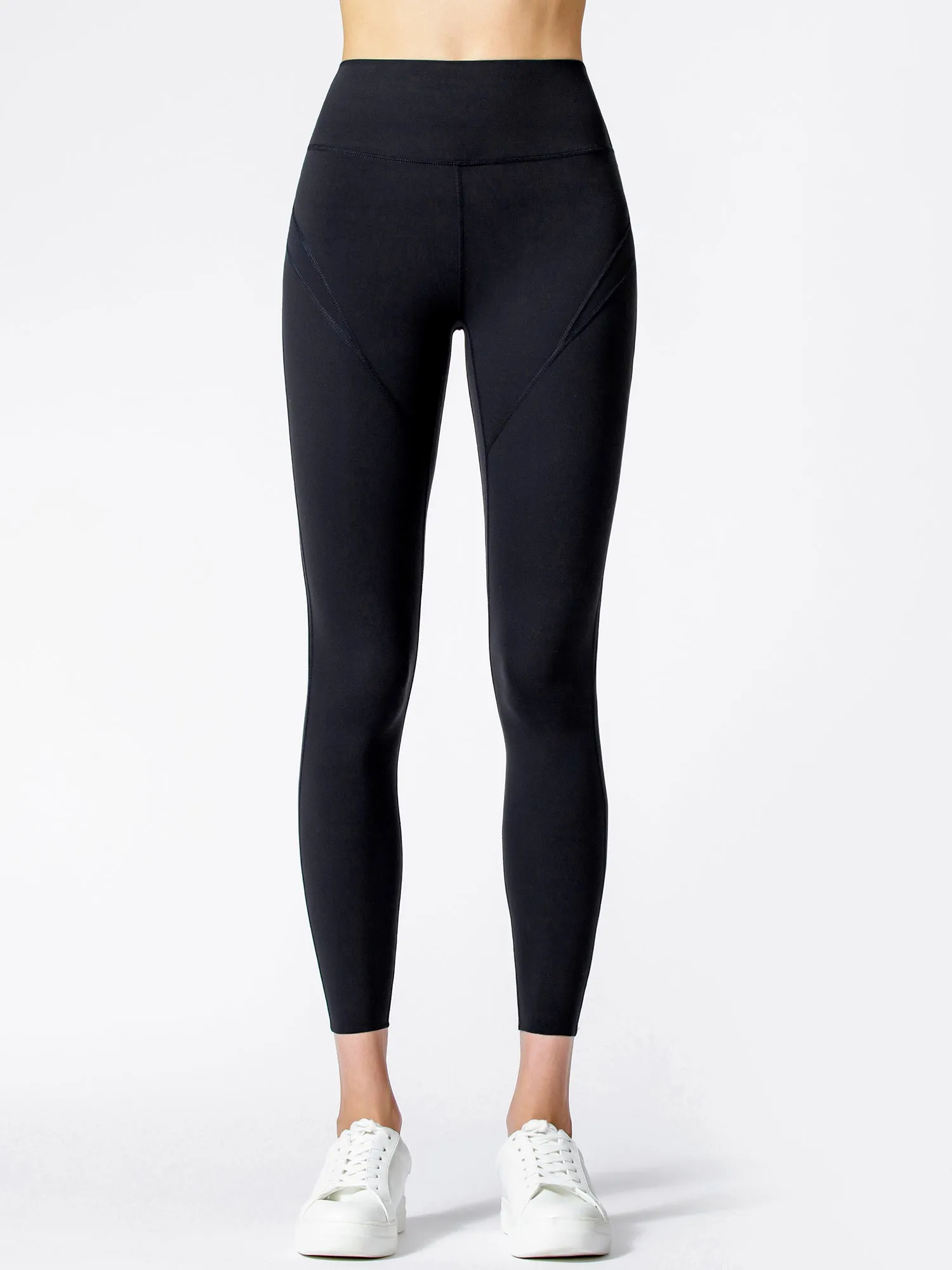 NUDE INCEPTION ANKLE CROPS, BLACK