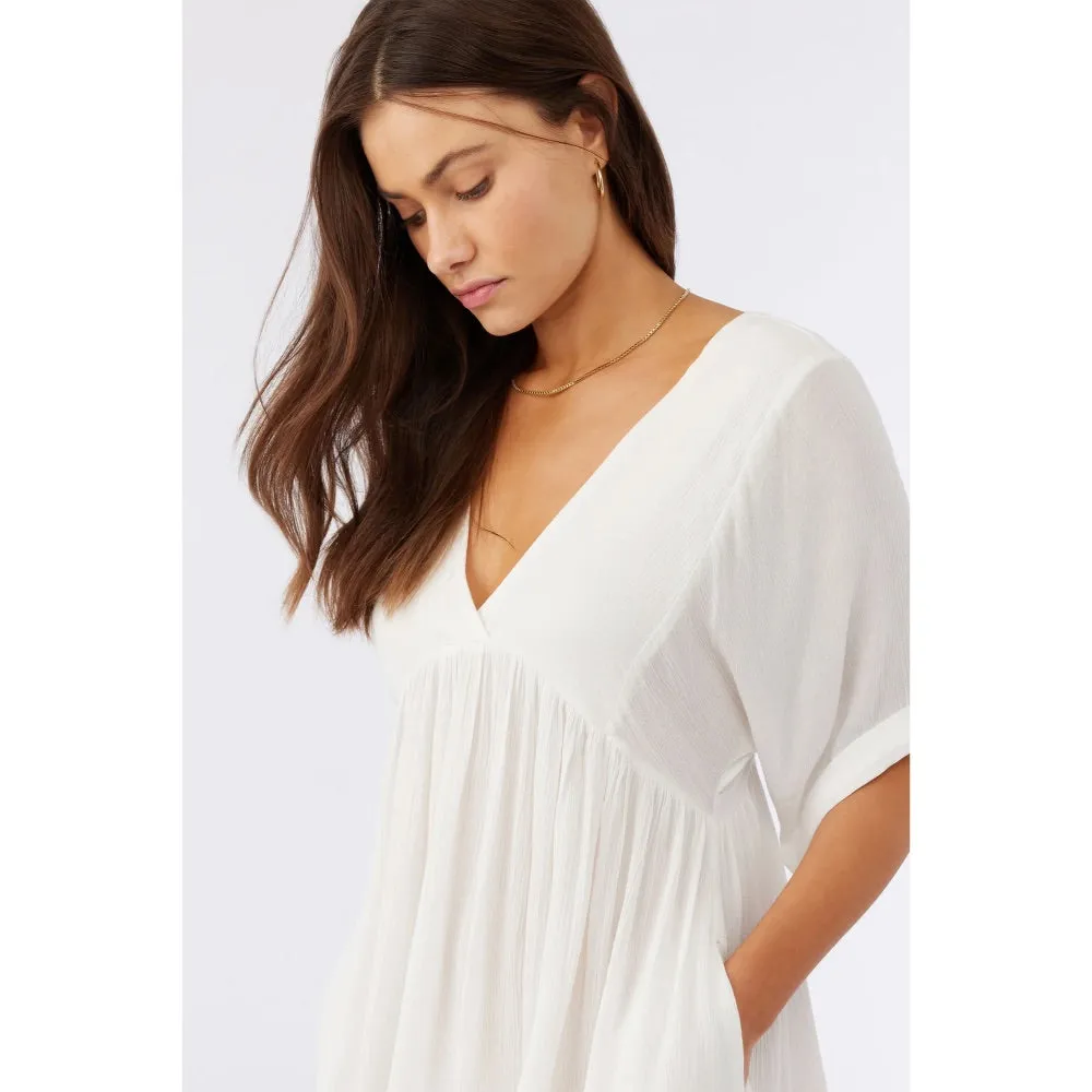 O'NEILL ROSEMARY BABYDOLL DRESS WINTER WHITE
