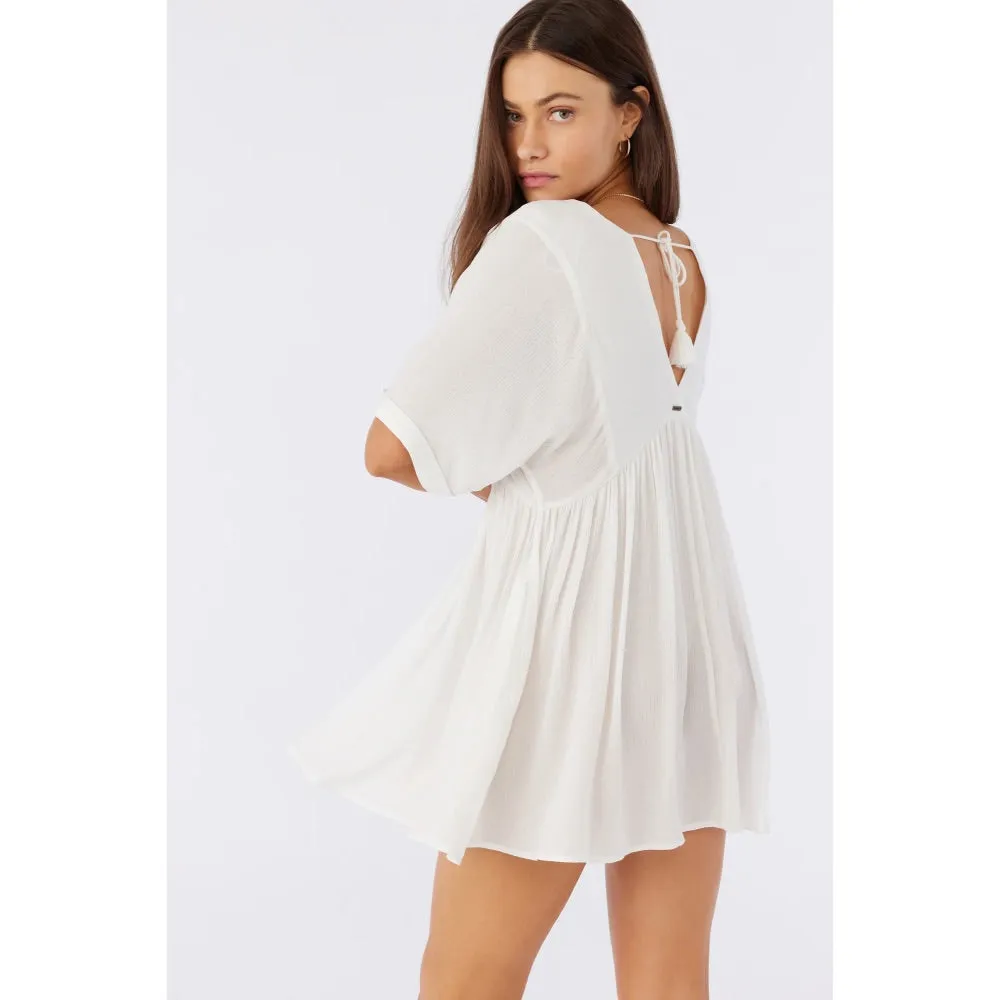 O'NEILL ROSEMARY BABYDOLL DRESS WINTER WHITE