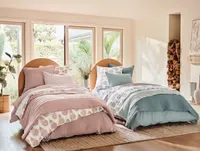 Organic Crinkled Percale Duvet Cover by Coyuchi