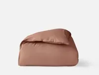 Organic Crinkled Percale Duvet Cover by Coyuchi