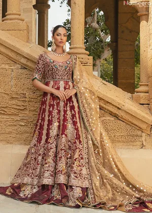 Pakistani Embellished Farshi Lehenga for Bride #BN963
