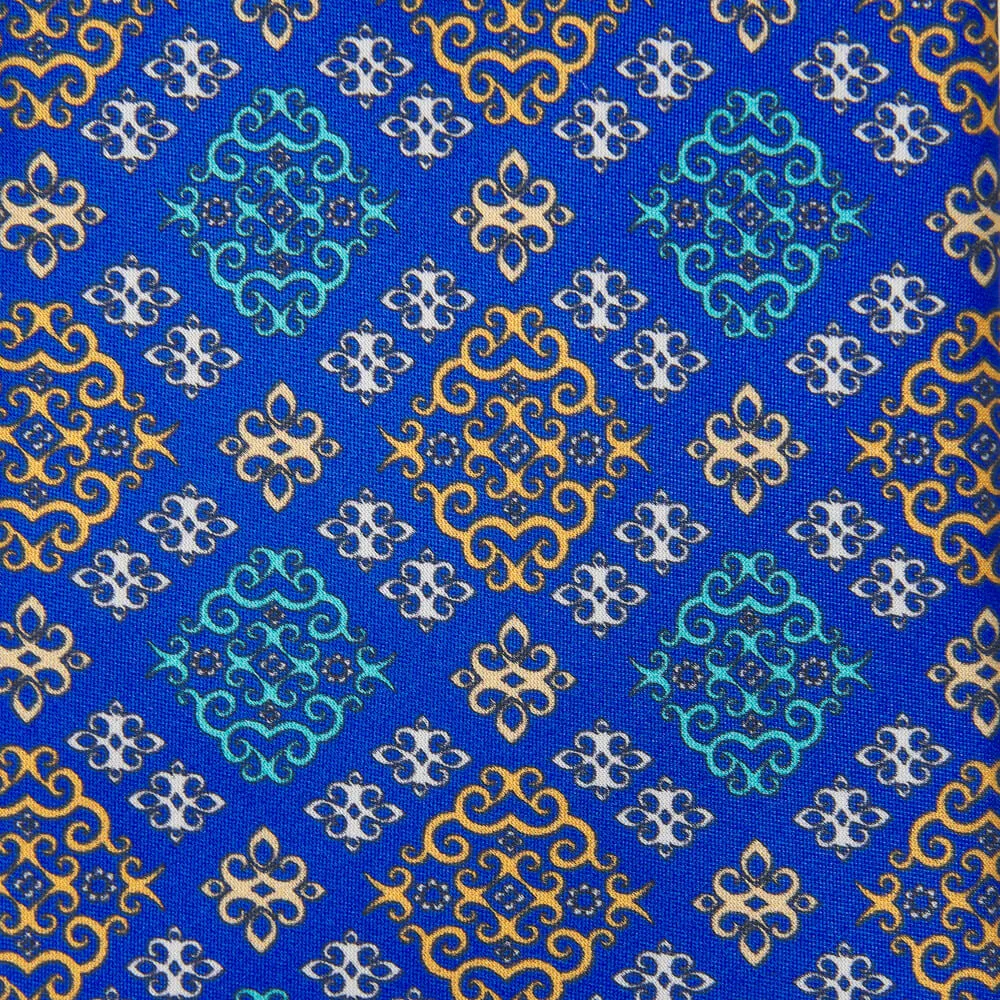 Palazzo Butera Blue Duchesse Silk Tie