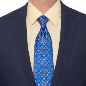 Palazzo Butera Blue Duchesse Silk Tie