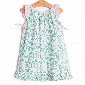 Patio Petals Dress, Green