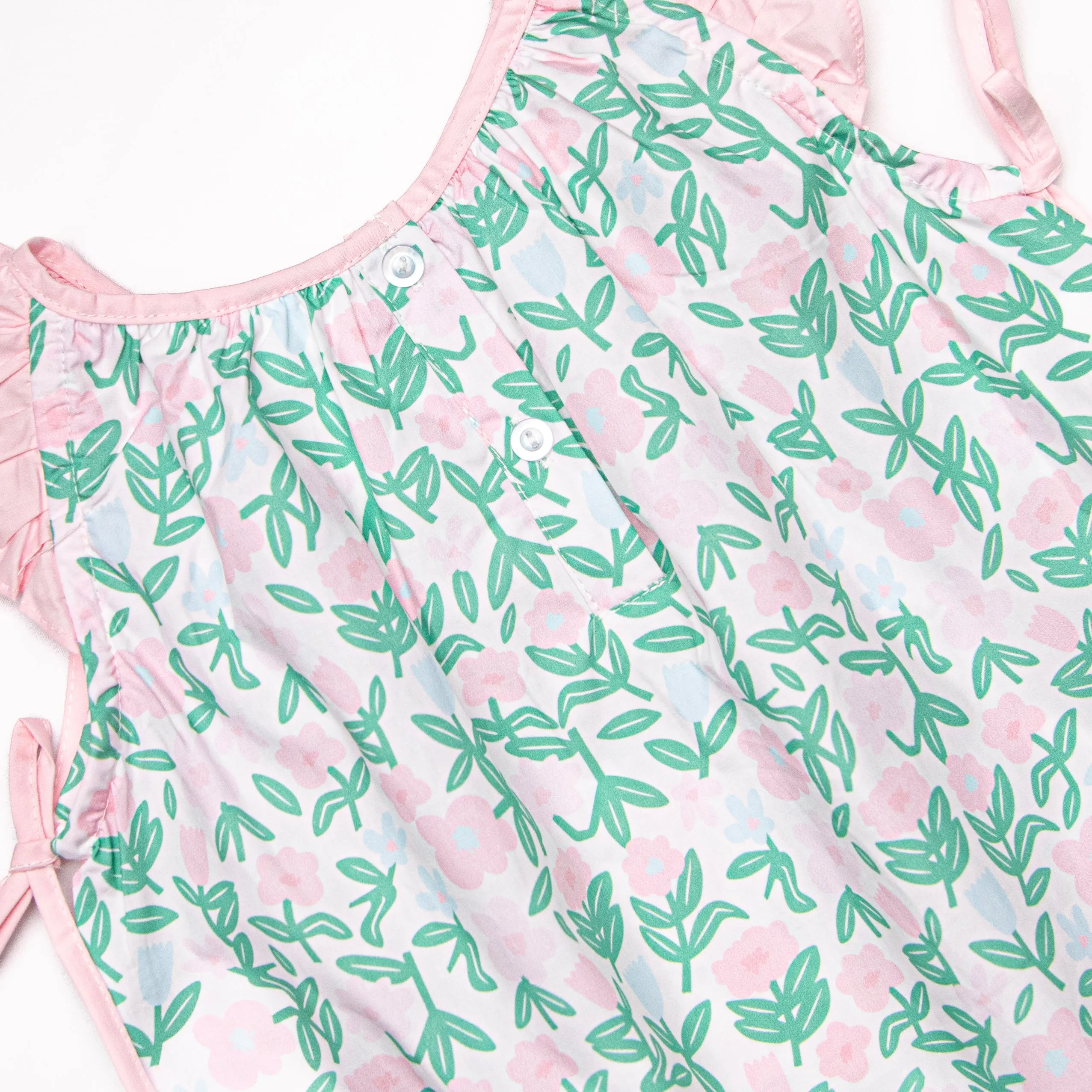 Patio Petals Dress, Green