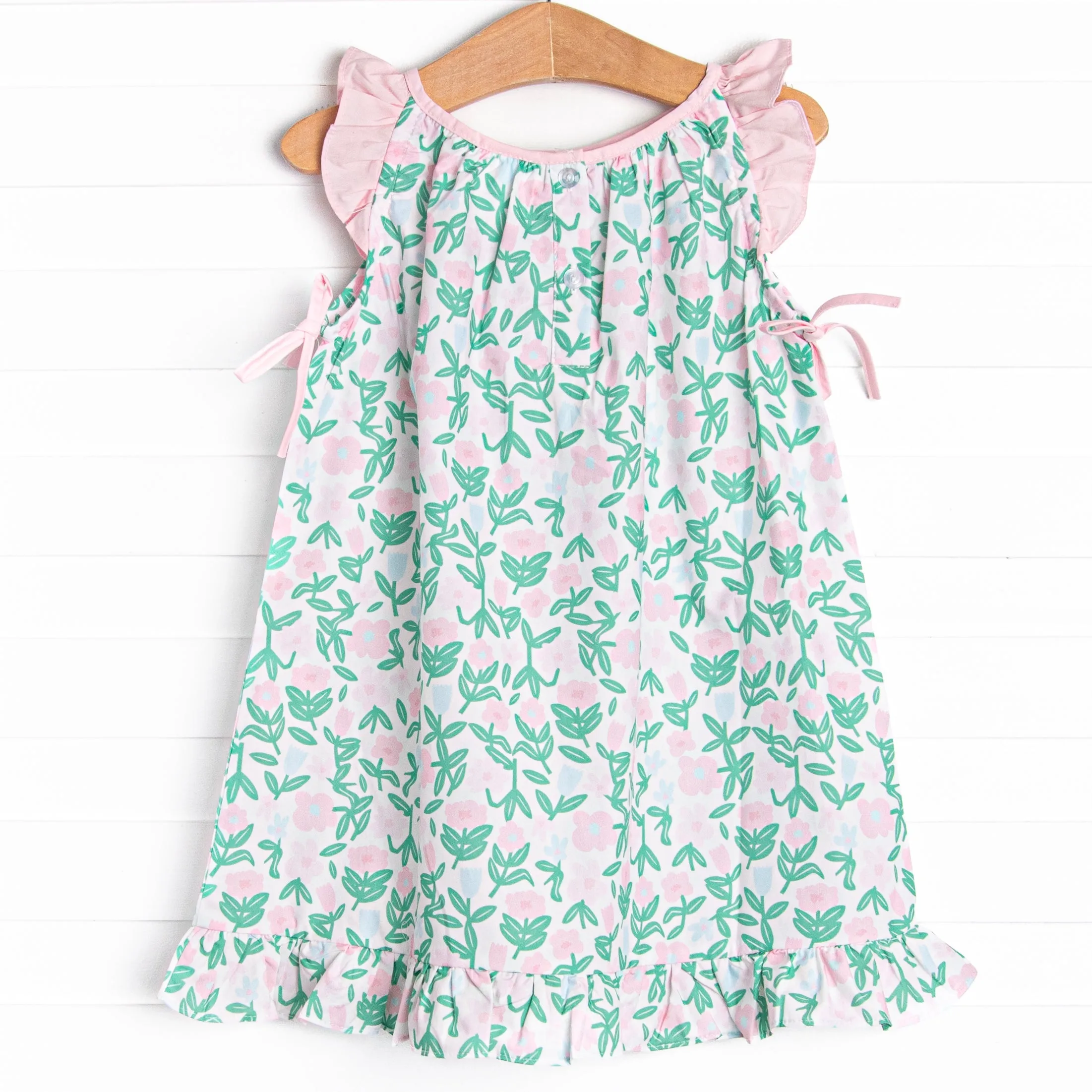 Patio Petals Dress, Green