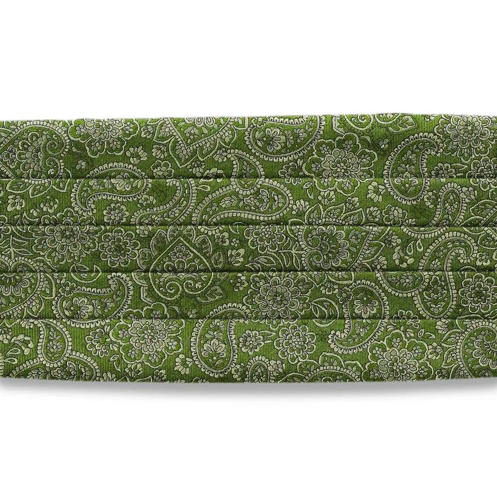 Pembroke Olive - Cummerbunds