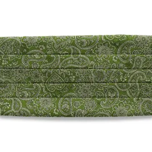 Pembroke Olive - Cummerbunds