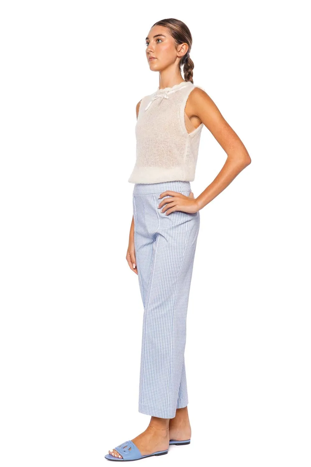 Penelope Ivory Knit Sleeveless Top