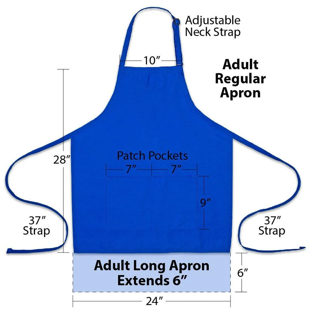 Personalized Apron Embroidered Still Flippin' Awesome Design Add a Name