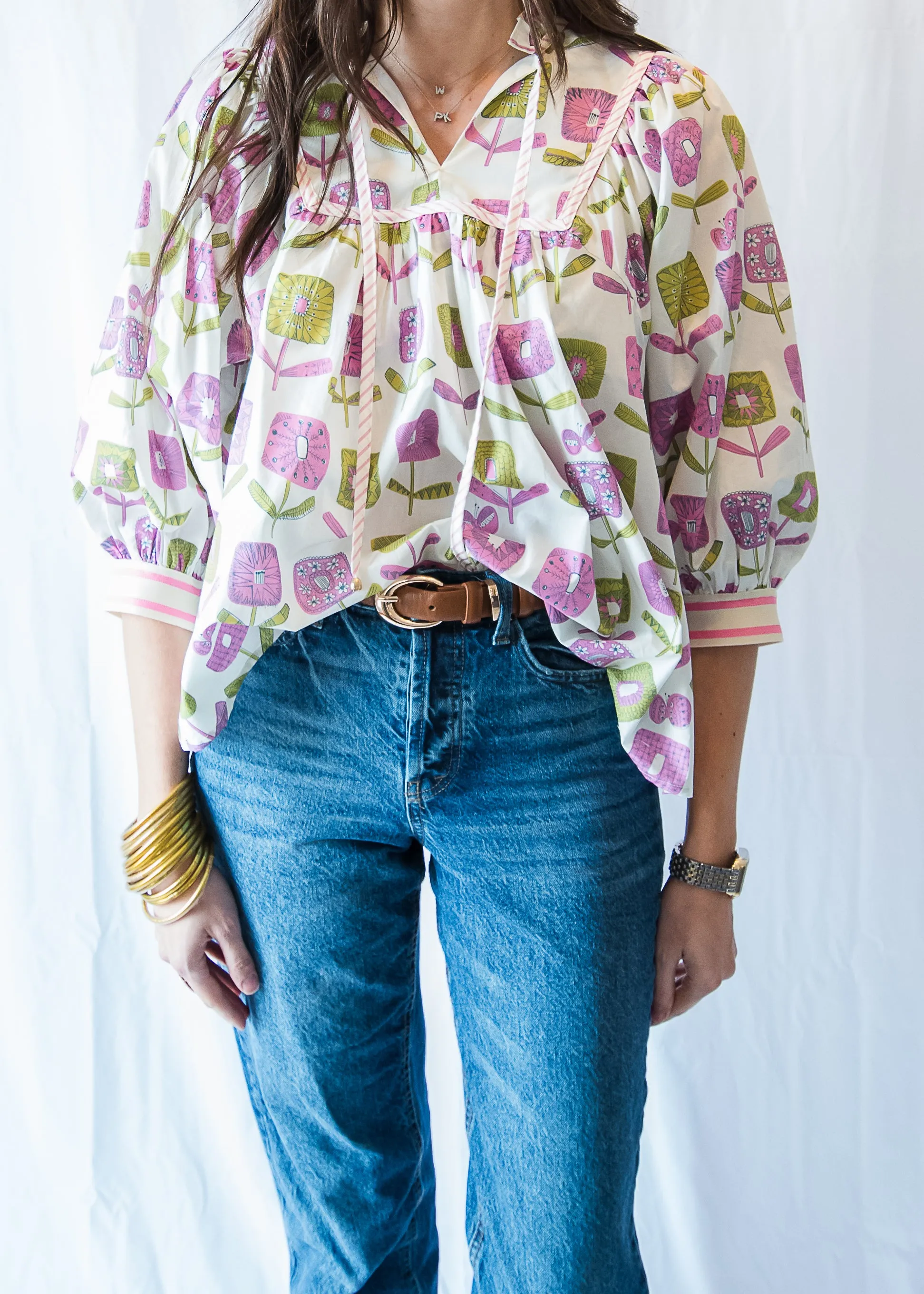 Play on Pattern Floral Blouse