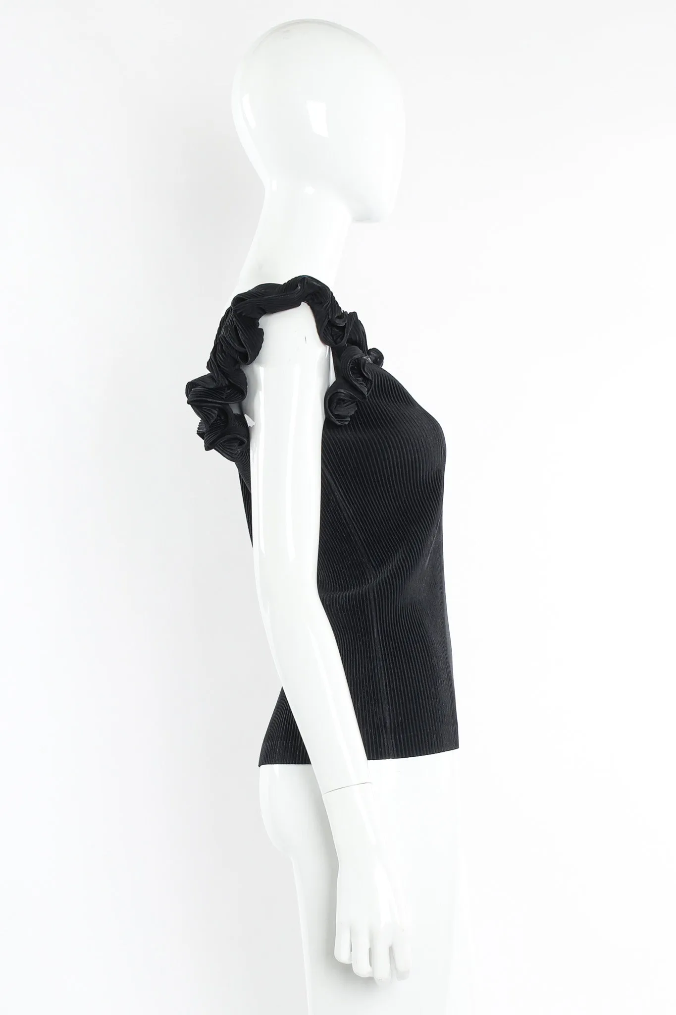 Plissé Pleat Tank & Scarf Set