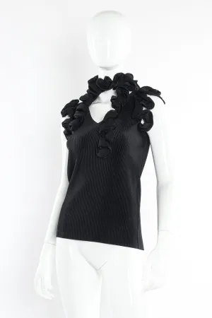Plissé Pleat Tank & Scarf Set