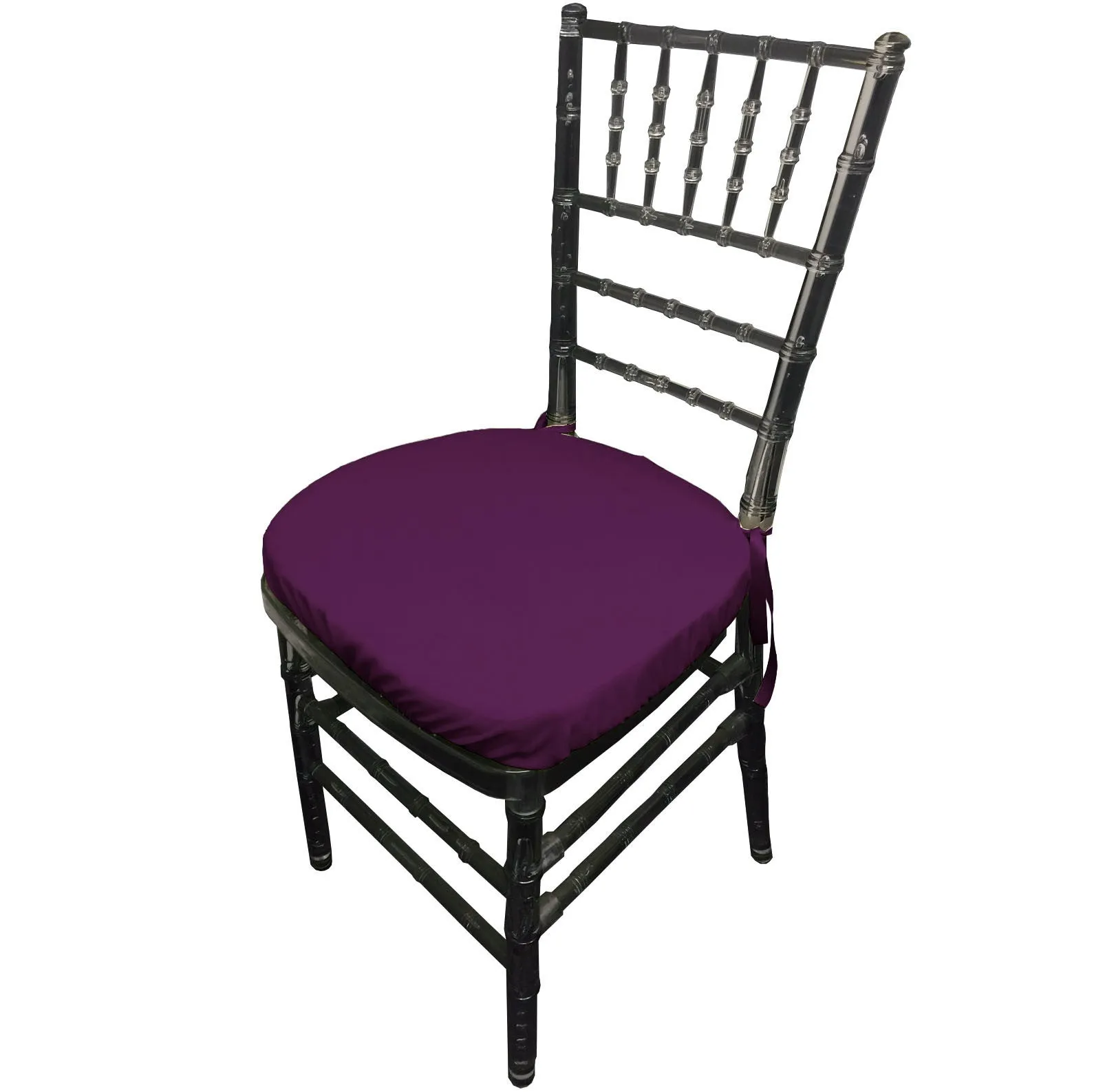 Polyester Poplin Chiavari Chair Cushion Cover - Pack of 4