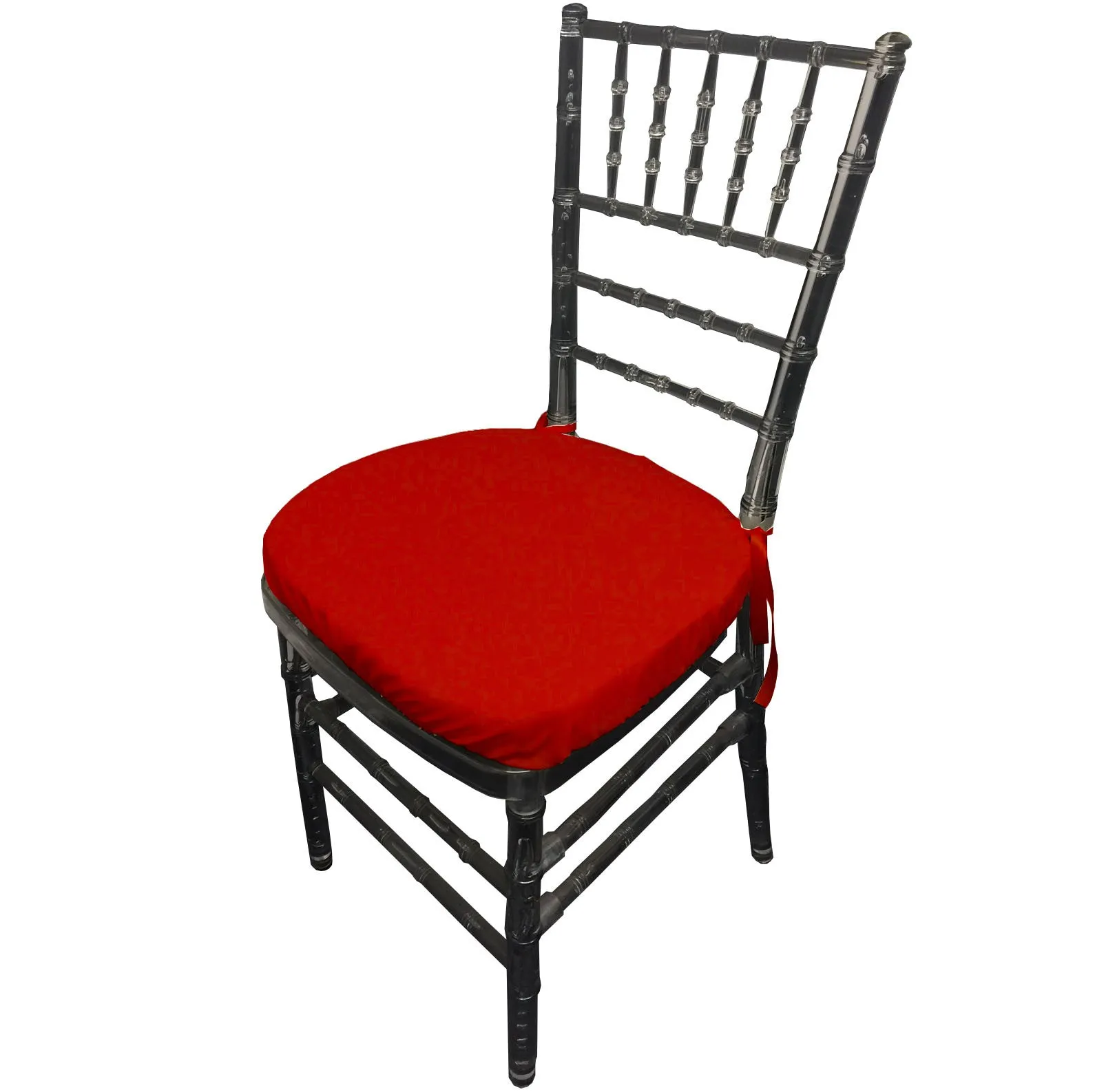 Polyester Poplin Chiavari Chair Cushion Cover - Pack of 4