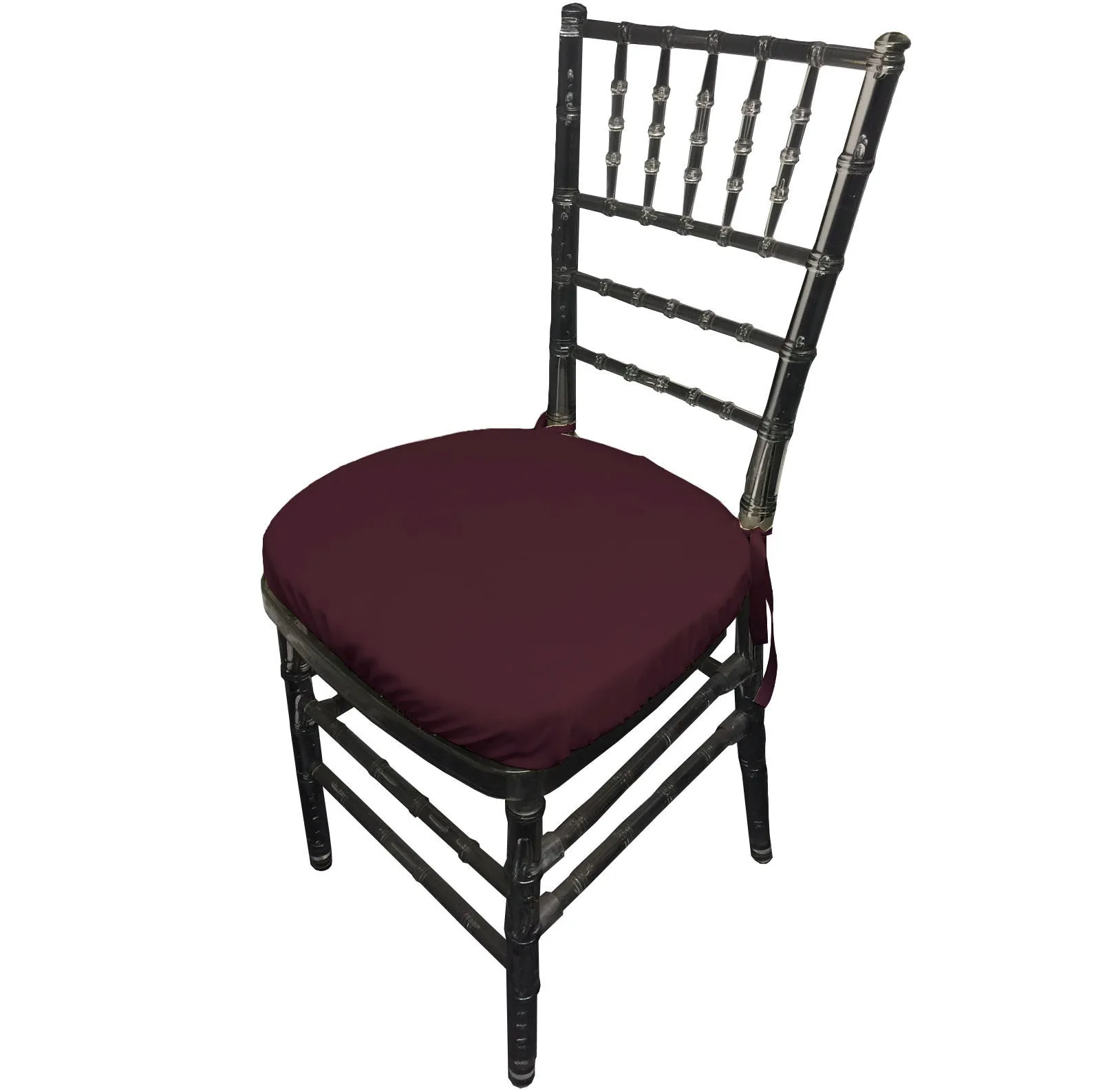 Polyester Poplin Chiavari Chair Cushion Cover - Pack of 4