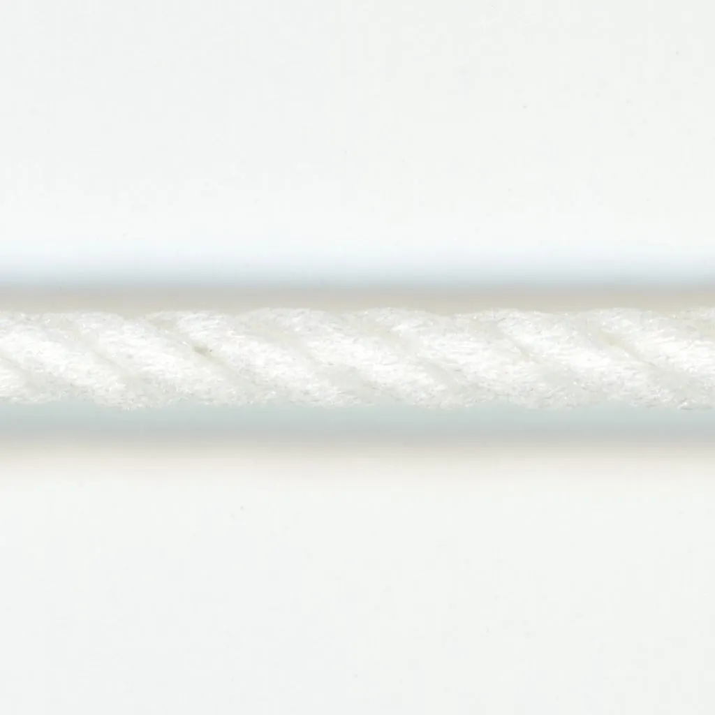 Polyester Twist Cord #01 White