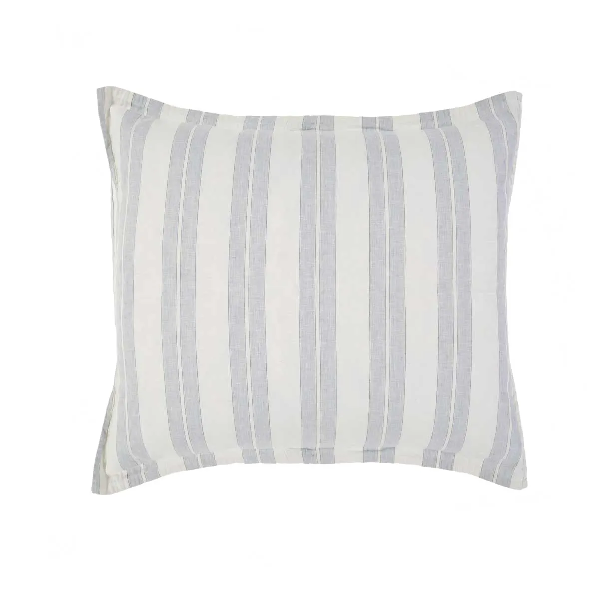 Pom Pom at Home Carter Ivory & Denim Striped Duvet Cover and Pillow Shams ~ Available in Queen and King Sizes